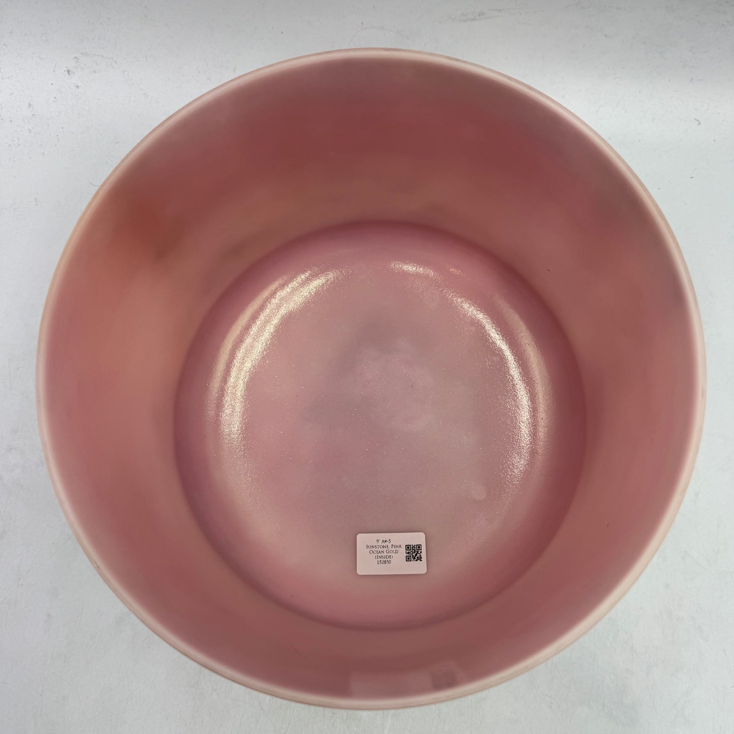 9" A#-5 SUNSTONE, PINK OCEAN GOLD (INSIDE)