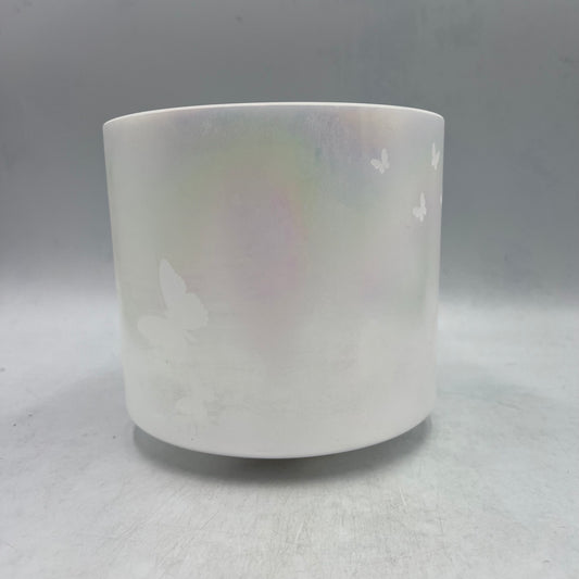 8" F+25 MOTHER OF PLATINUM, W/MEDIUM ETCHED BUTTERFLIES