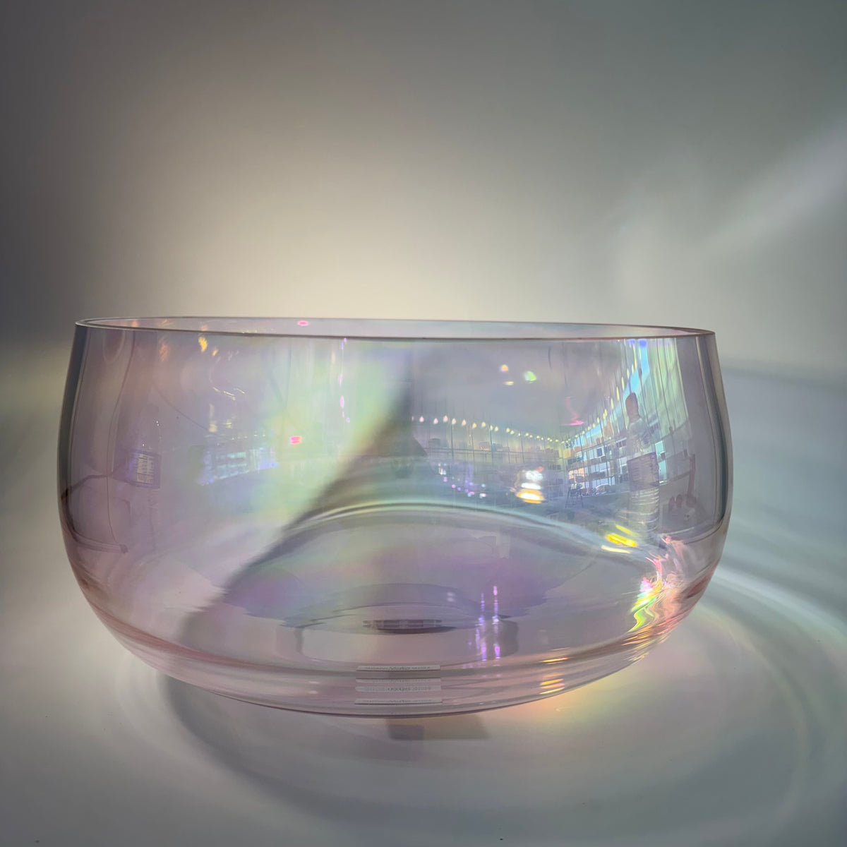 12" A0 SuperGrade Temple Bowl, Violet Flame Aura