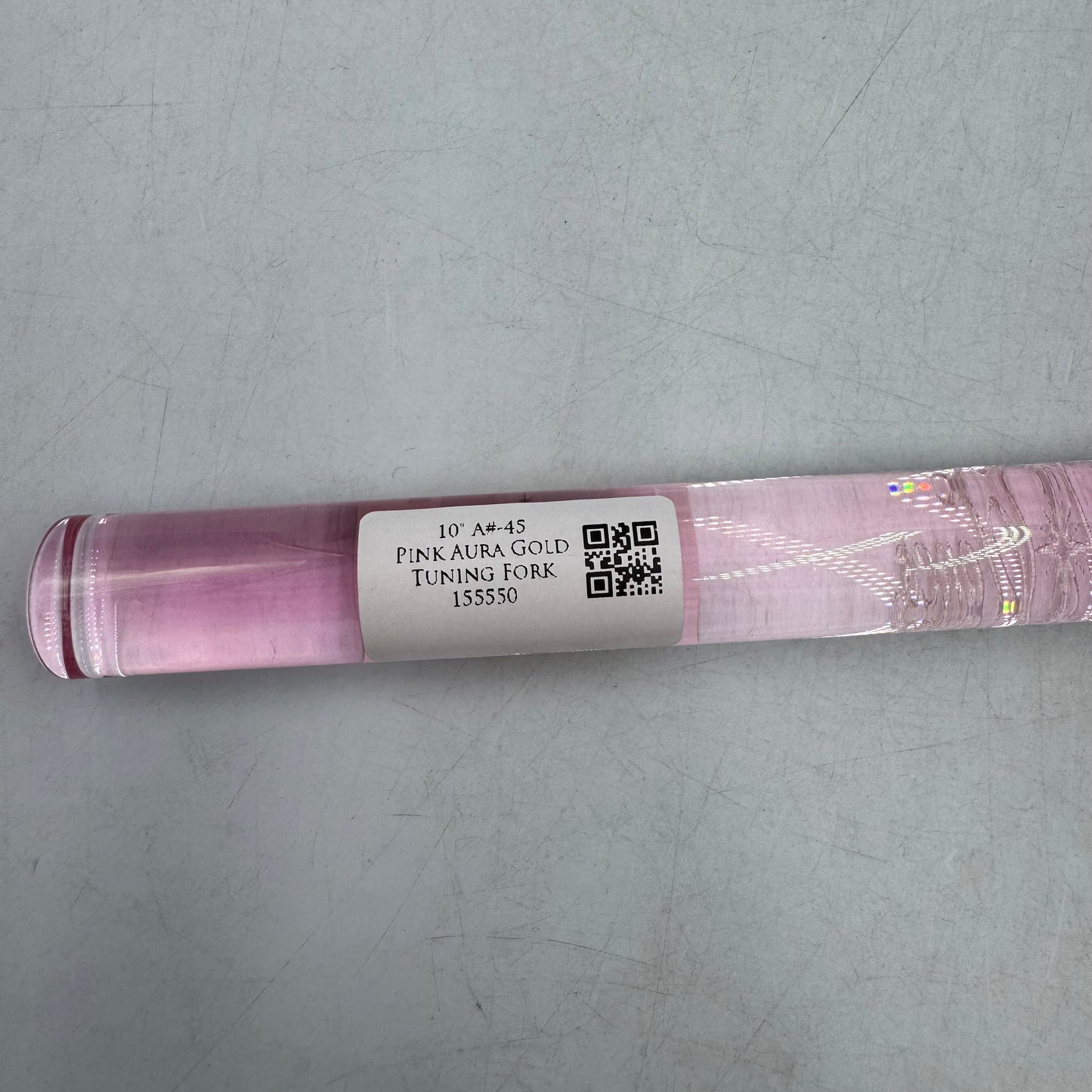 10" A#-45 PINK AURA GOLD TUNNING FORK