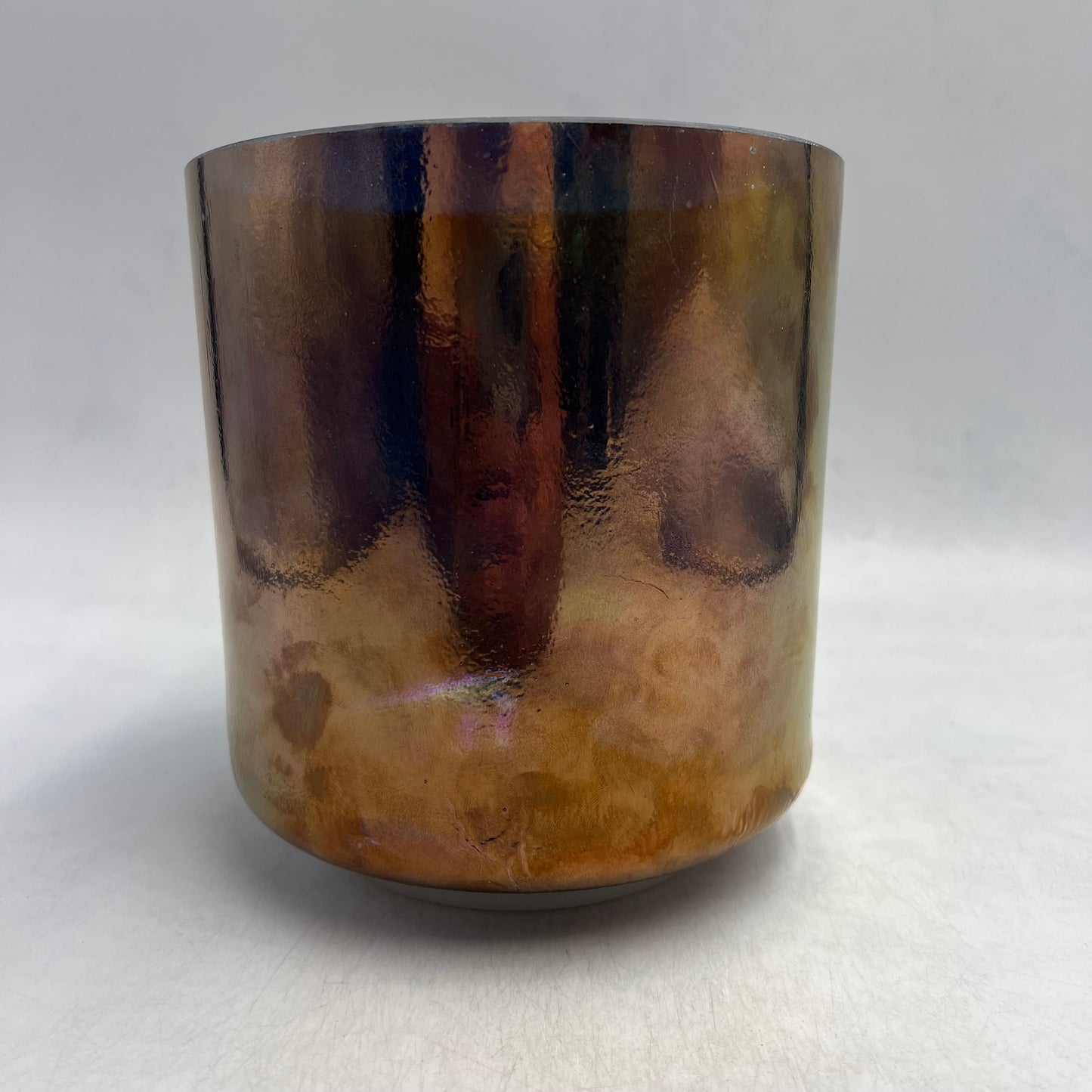 6" A+10 Tibetan Quartz Copper Aura, platinum (inside)