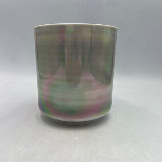 6" A-40 MOLDAVITE PLATINUM, CELESTIAL RINGS