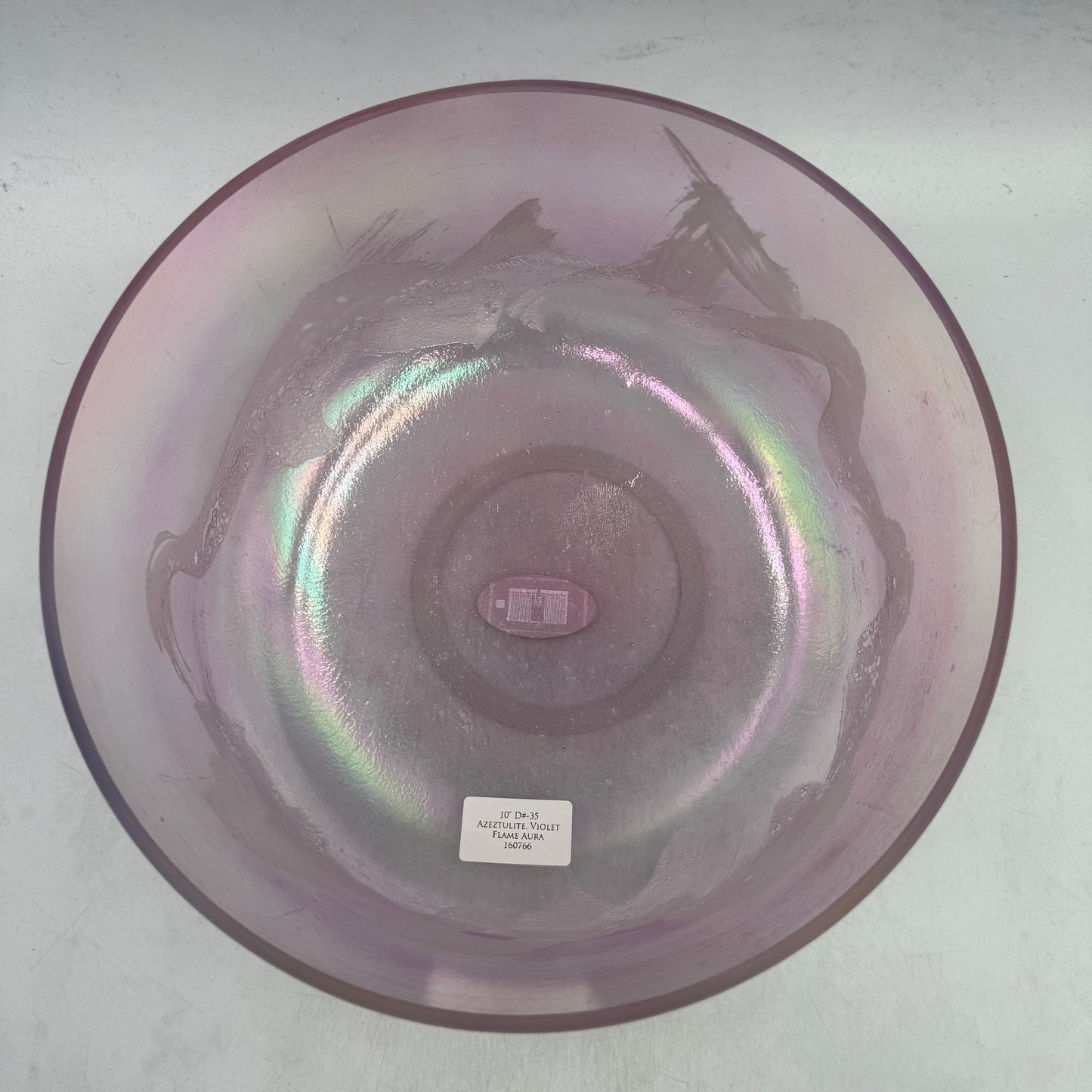 10" D#-35 AZEZTULITE, VIOELT FLAME AURA