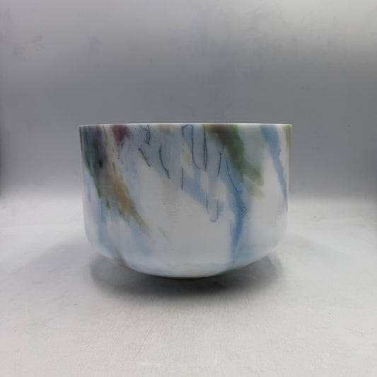 10" D+5 ABALONE, WHITE LIGHT ANGEL GOLD