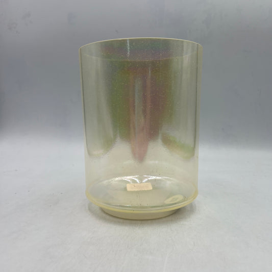 6"F#-5 APOPHYLITE, LEMON AURA GOLD, PLATINUM, WHITE LIGHT AURA GOLD (INSIDE) BOWL