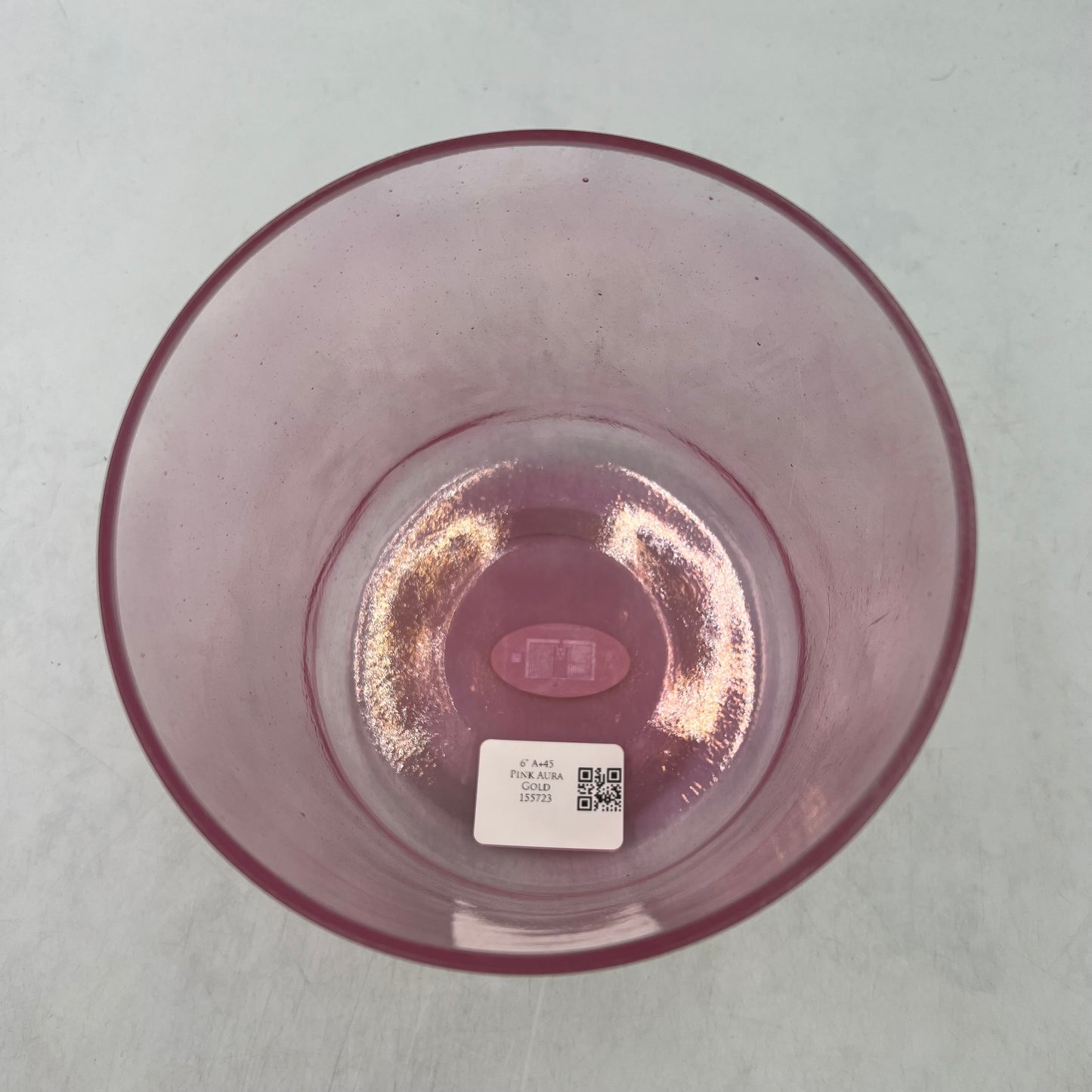 6" A+45 PINK AURA GOLD