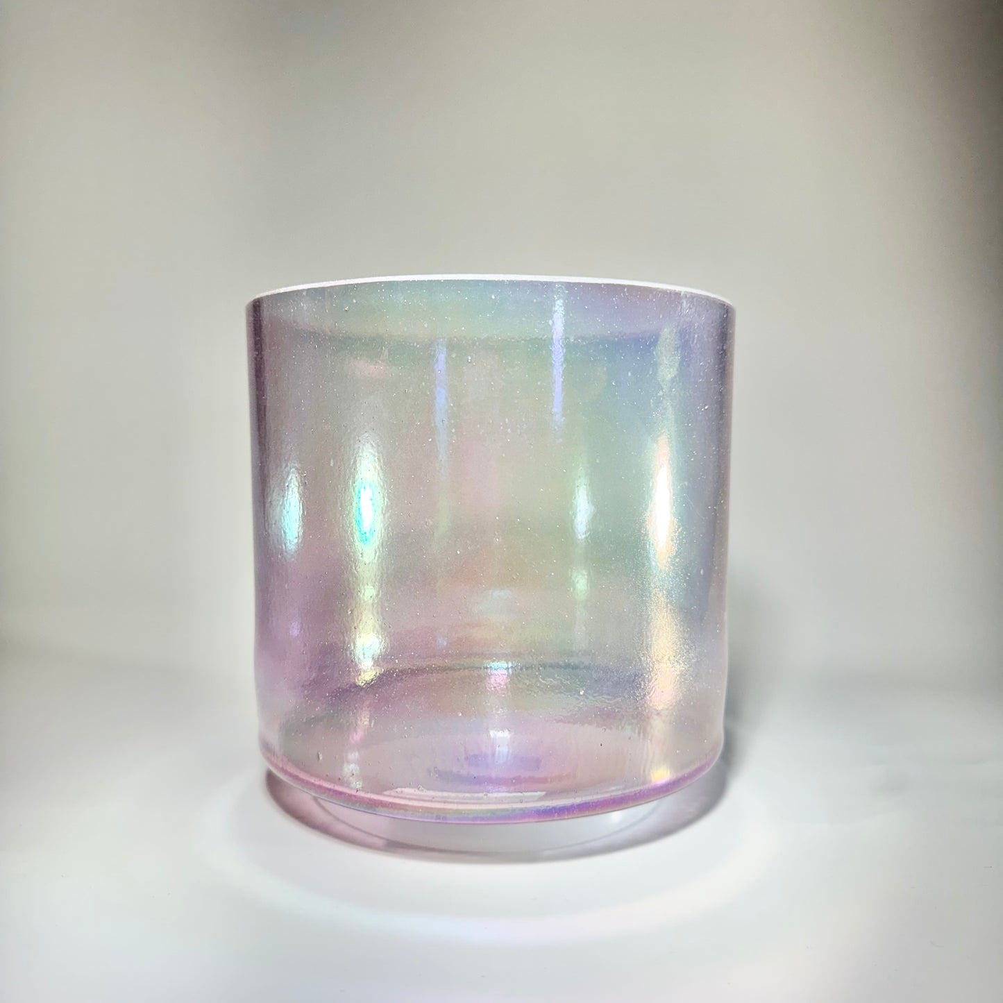 6" B-5 Violet Flame Aura Gold Bowl