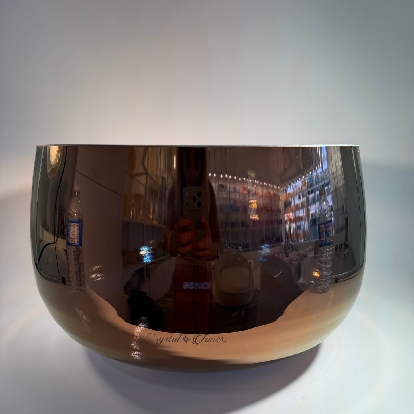 12" G0 SuperGrade Temple Bowl, Tibetan Quartz Copper
